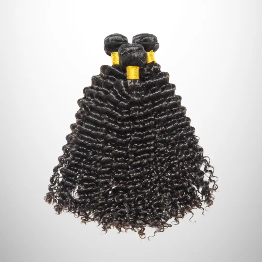 100% Remy Single Drawn Bulk Curly Hair