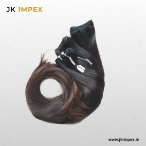 Machine weft sprightly hair